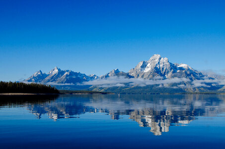 Jackson Lake in Grand Teton National Park photo