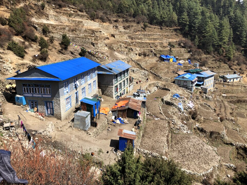 Trekking group on the way to the Everest Base Camp