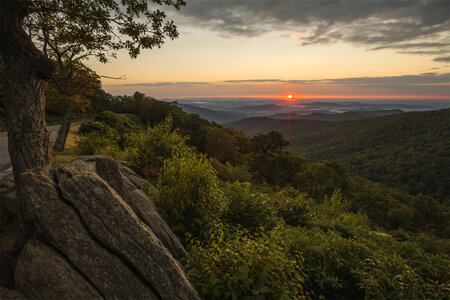 Sunrise at Shenandoah National Park photo