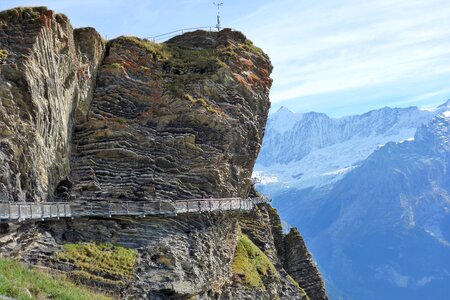 Hiking Path on Schynige Platte, Switzerland photo