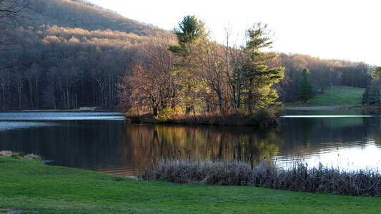 Abbott Lake on the Blue Ridge Parkway in Virginia