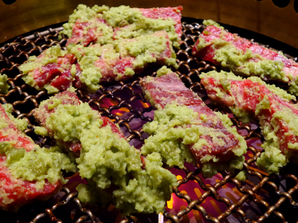 Grilled on hot coal with smoke, Yakiniku