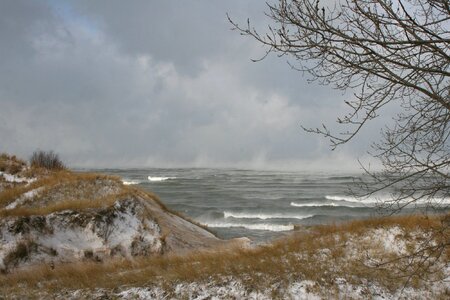 Winter Waves at Lake View photo