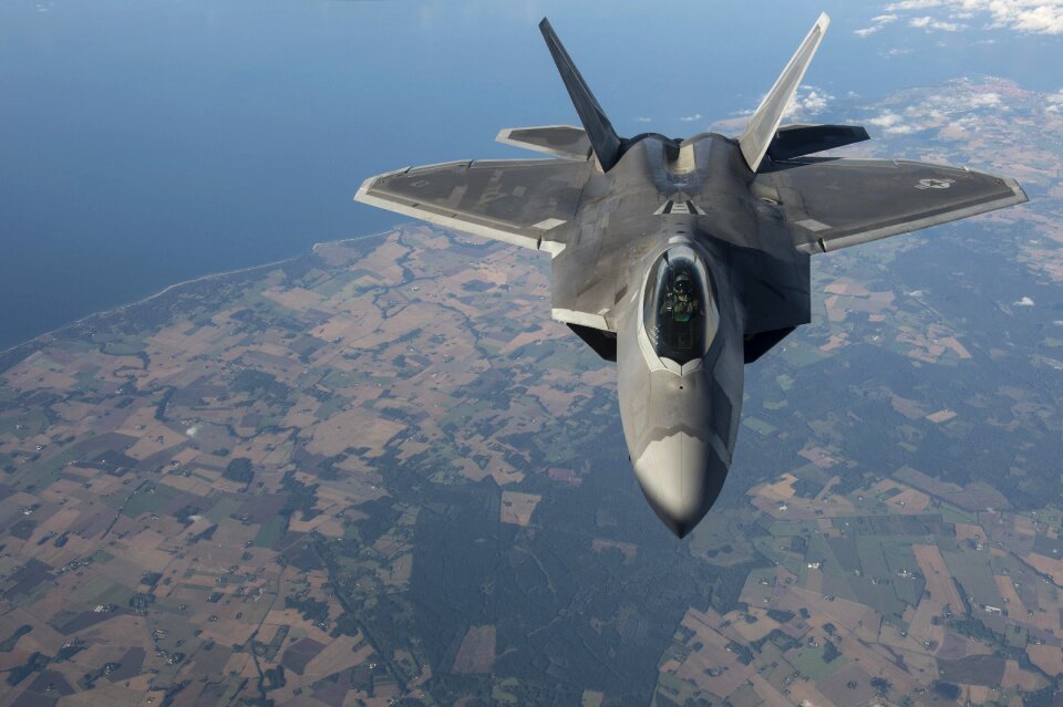 An F-22 Raptor Fighter