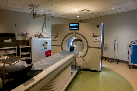 MRI - Magnetic resonance imaging scan device in Hospital photo