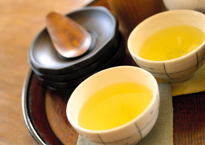 Japanese green tea photo