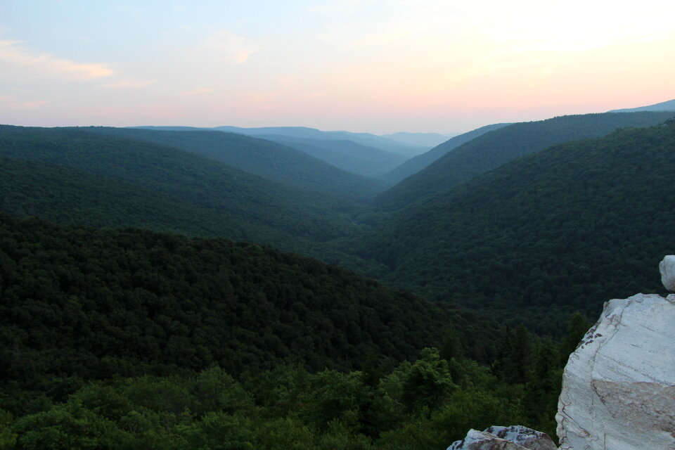 Rock in the mountains