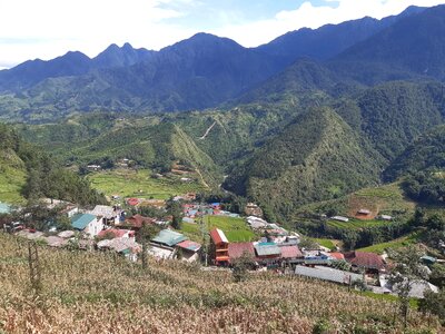 SaPa is a town in the Hoang Lien Son Mountain in Vietnam