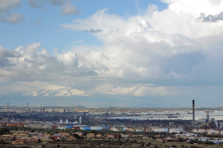 Augusta-Priolo in Sicily, Italy