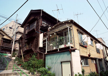 old houses in Japan photo