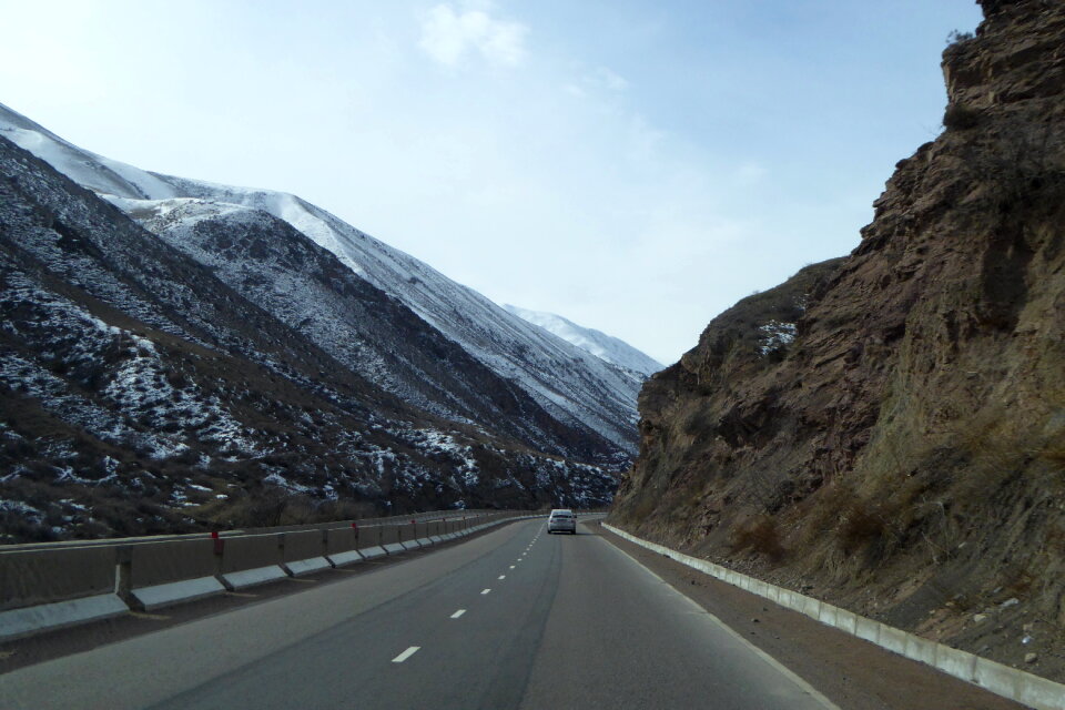 Mountain road view