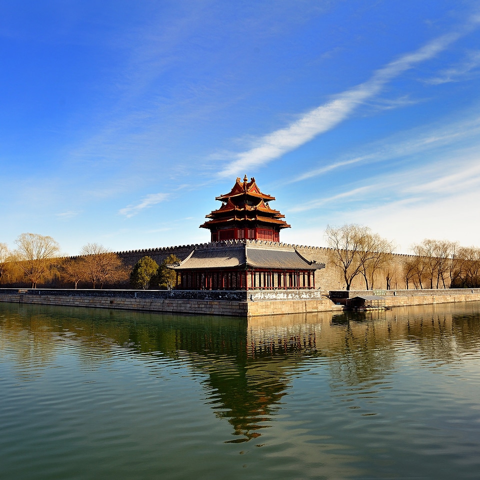 The national palace museum turret beijing