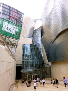 Entrance of Guggenheim Museum photo