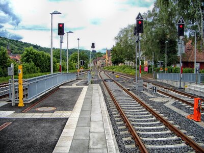 railway station in Wertheim Germany
