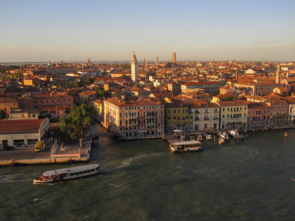 Sunset venice travel