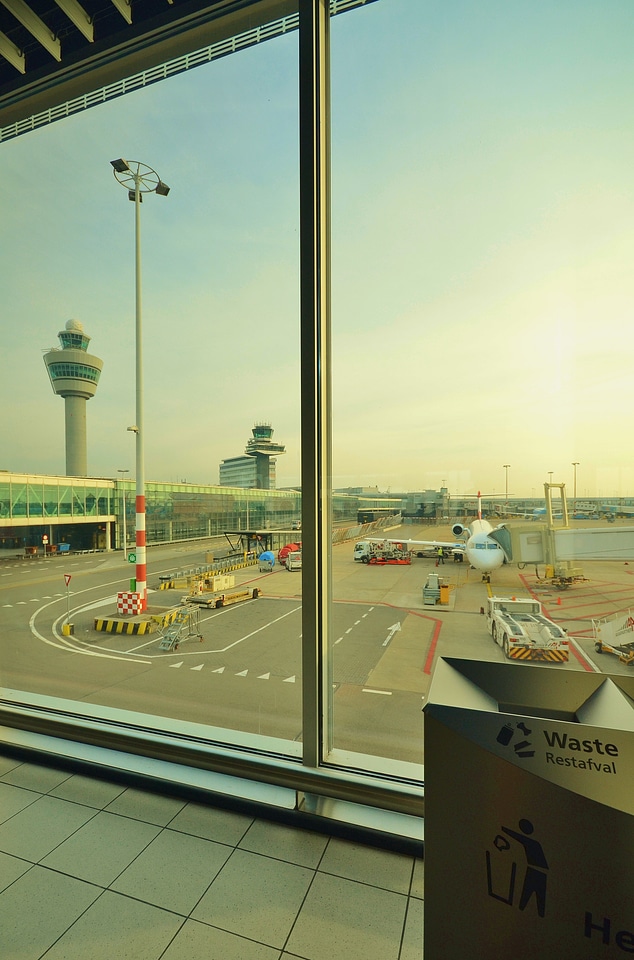 Airplane aviation terminal