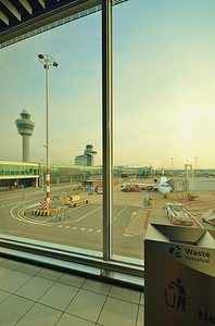 Airplane aviation terminal
