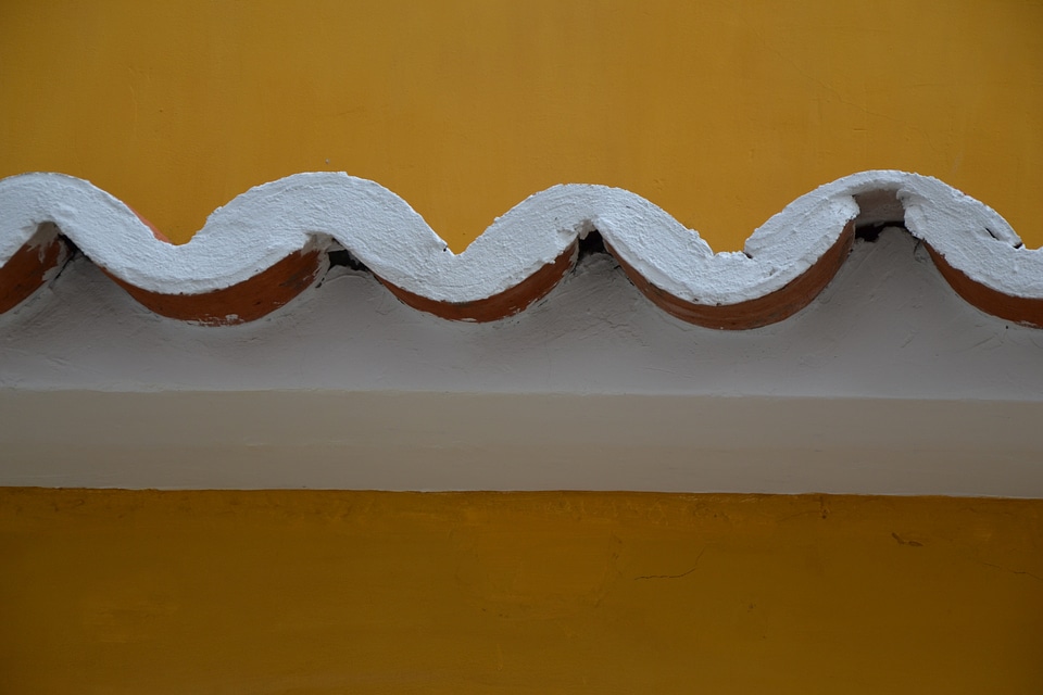 Roof edge border frame