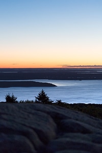 Mountain Ocean Sunrise photo