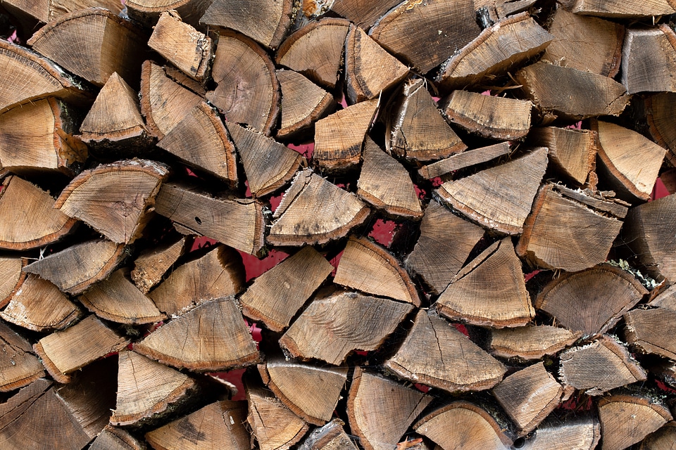 Split Wood Background photo