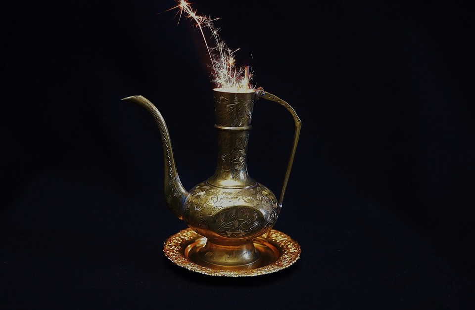 New age brass golden