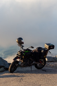 Motorcycle Mountain View photo
