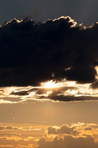 Golden Sun Clouds photo