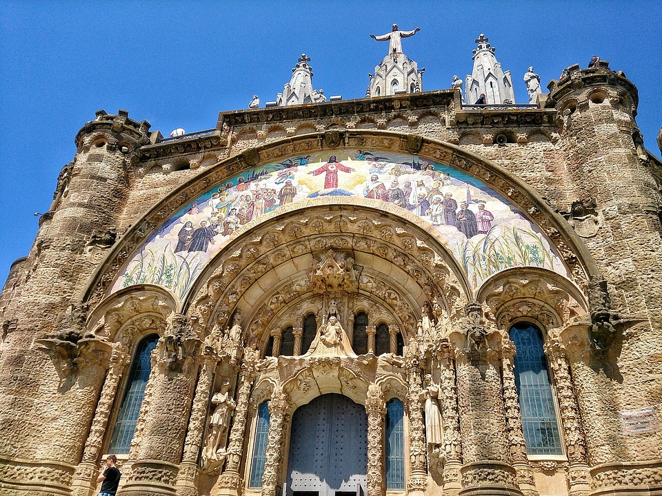 Barcelona temple icons