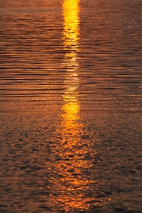 Sunset over Lake photo