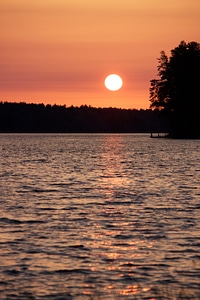 Orange Lake Sunset photo
