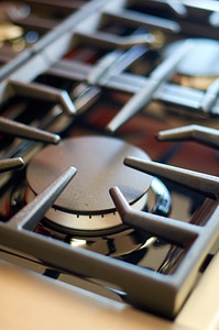 Stove Burner Closeup photo