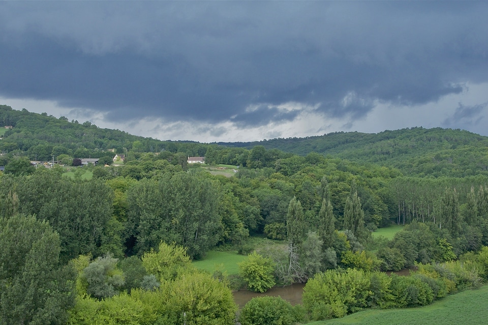 Clouds scenic vista