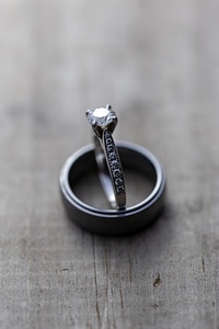 Rustic Wedding Rings photo