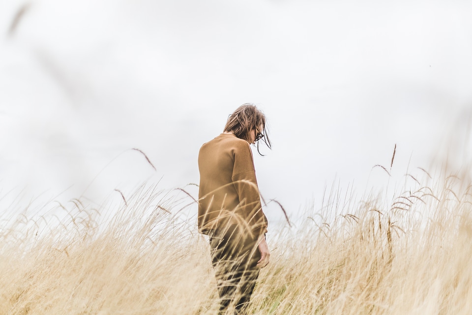 Woman Farm Field photo