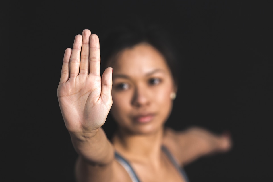 Hand Stretch Woman