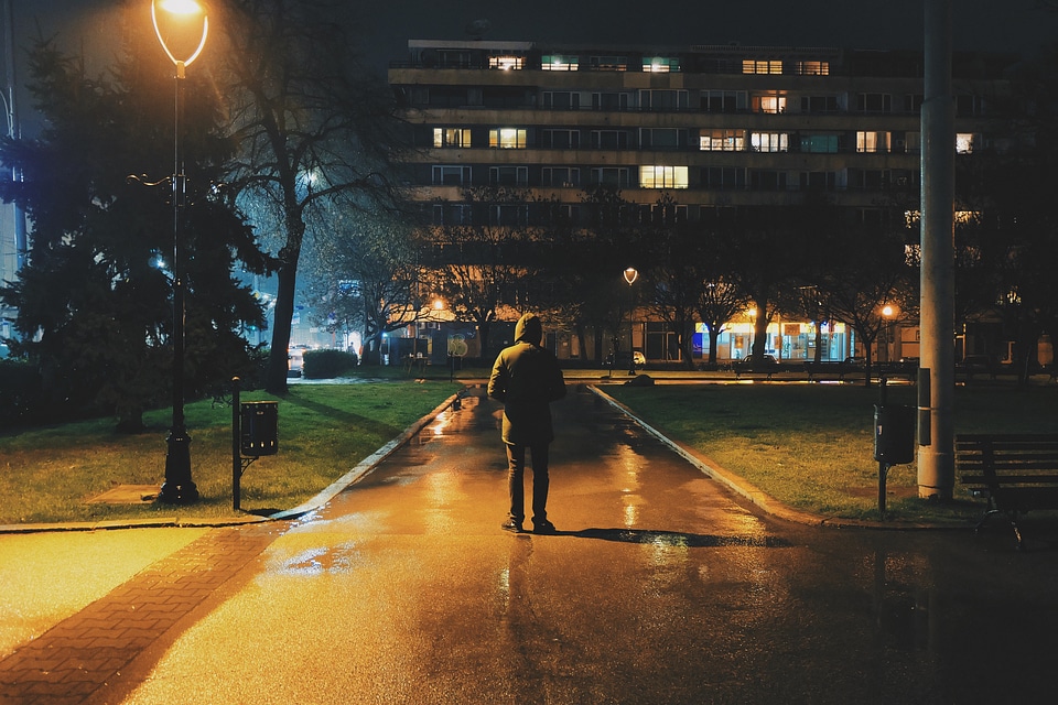 Person Outdoor Night