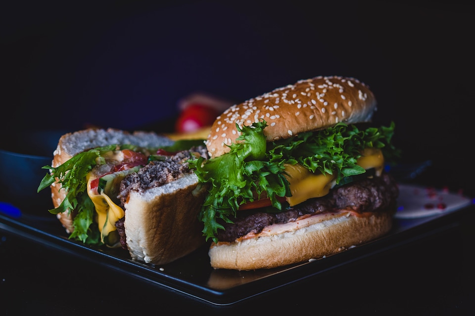 Fresh Cooked Hamburger