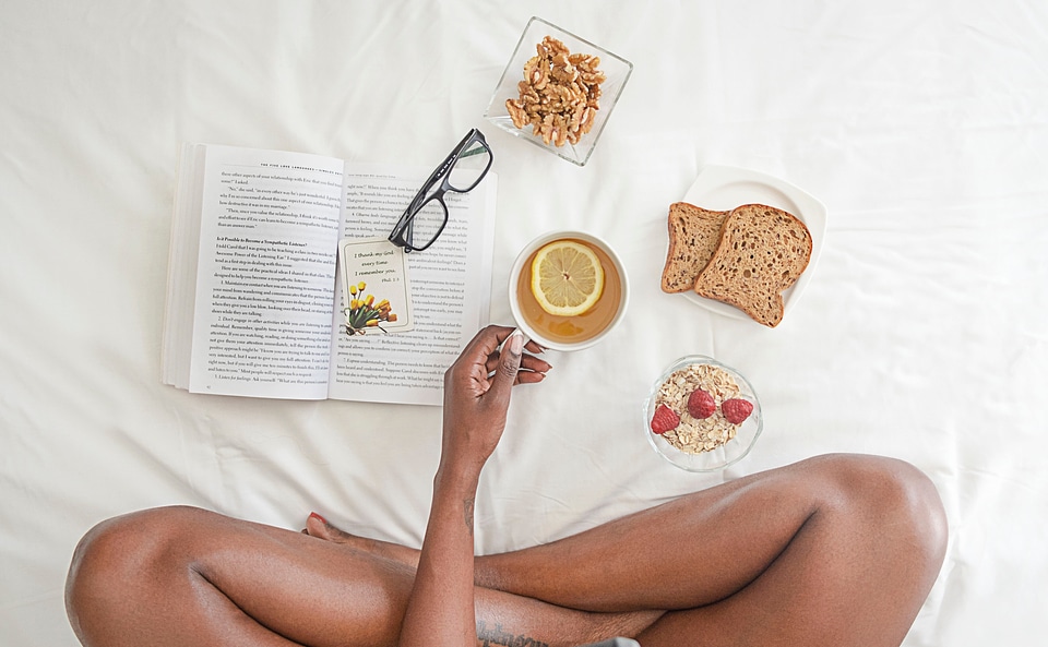 Black Woman Breakfast photo