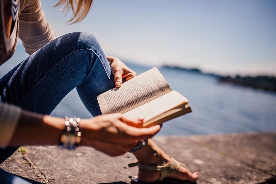 Woman Reading Book photo