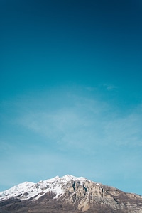 Mountain Landscape with Blue Sky