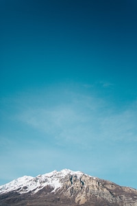 Mountain Landscape with Blue Sky photo