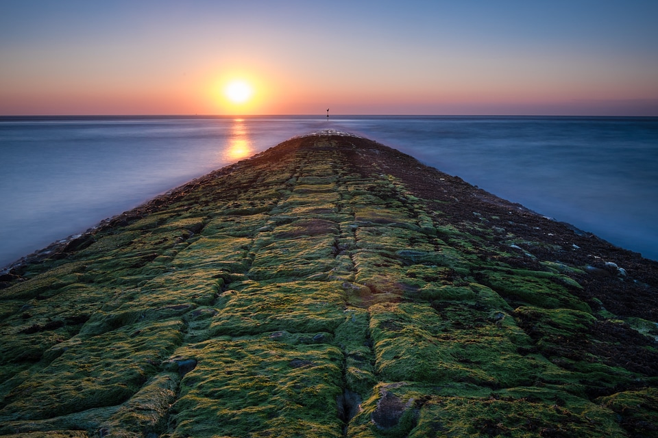 Baltrum island north sea