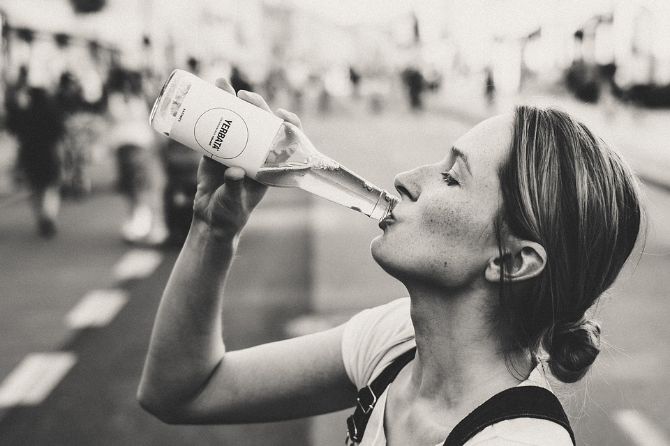 Woman Drinking Water