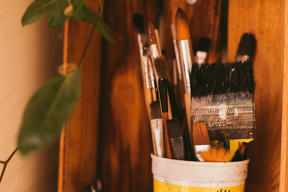 Tub Painter Artist Brushes