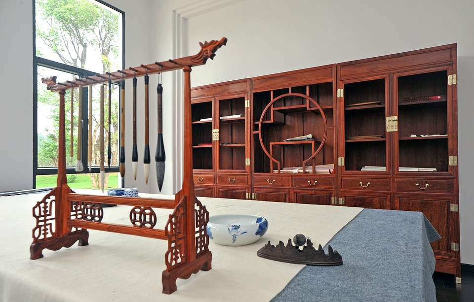 Book room painting calligraphy