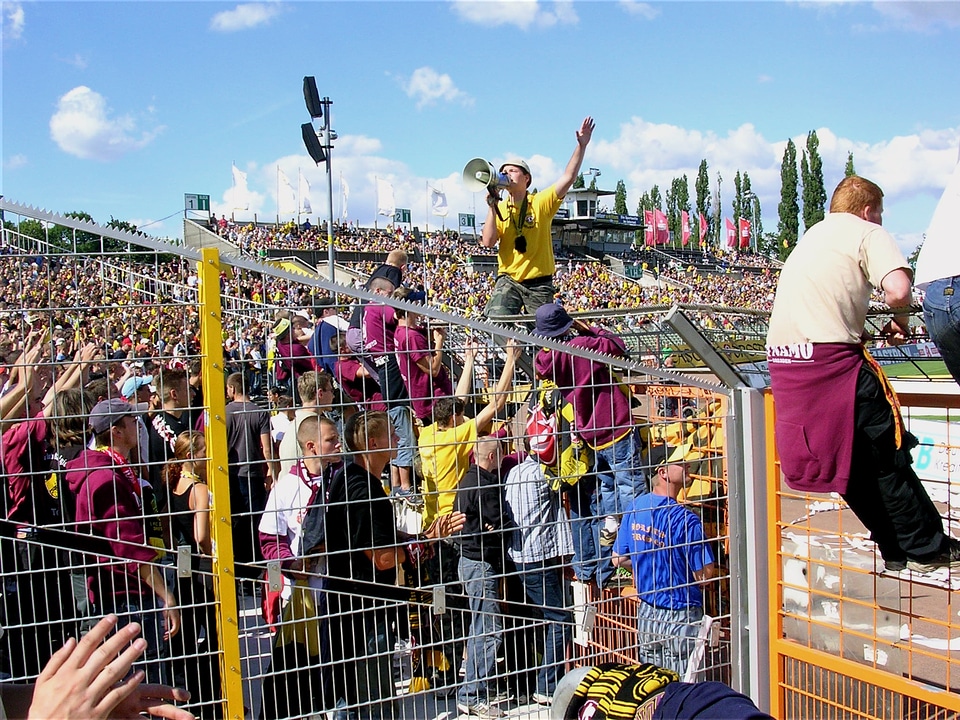 Football dresden fence