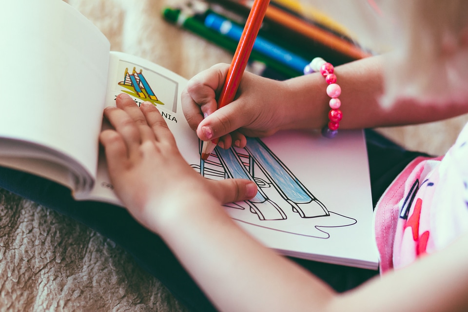 Child Drawing Pencil Notepad Color