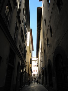 Florence houses light shadow photo