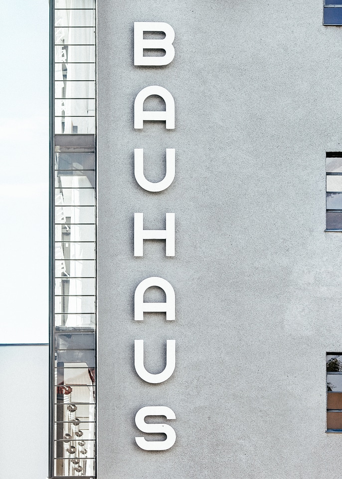 Large Bauhaus Sign