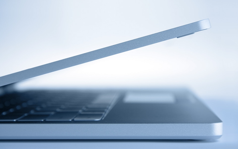 Laptop Computer Closeup Minimal